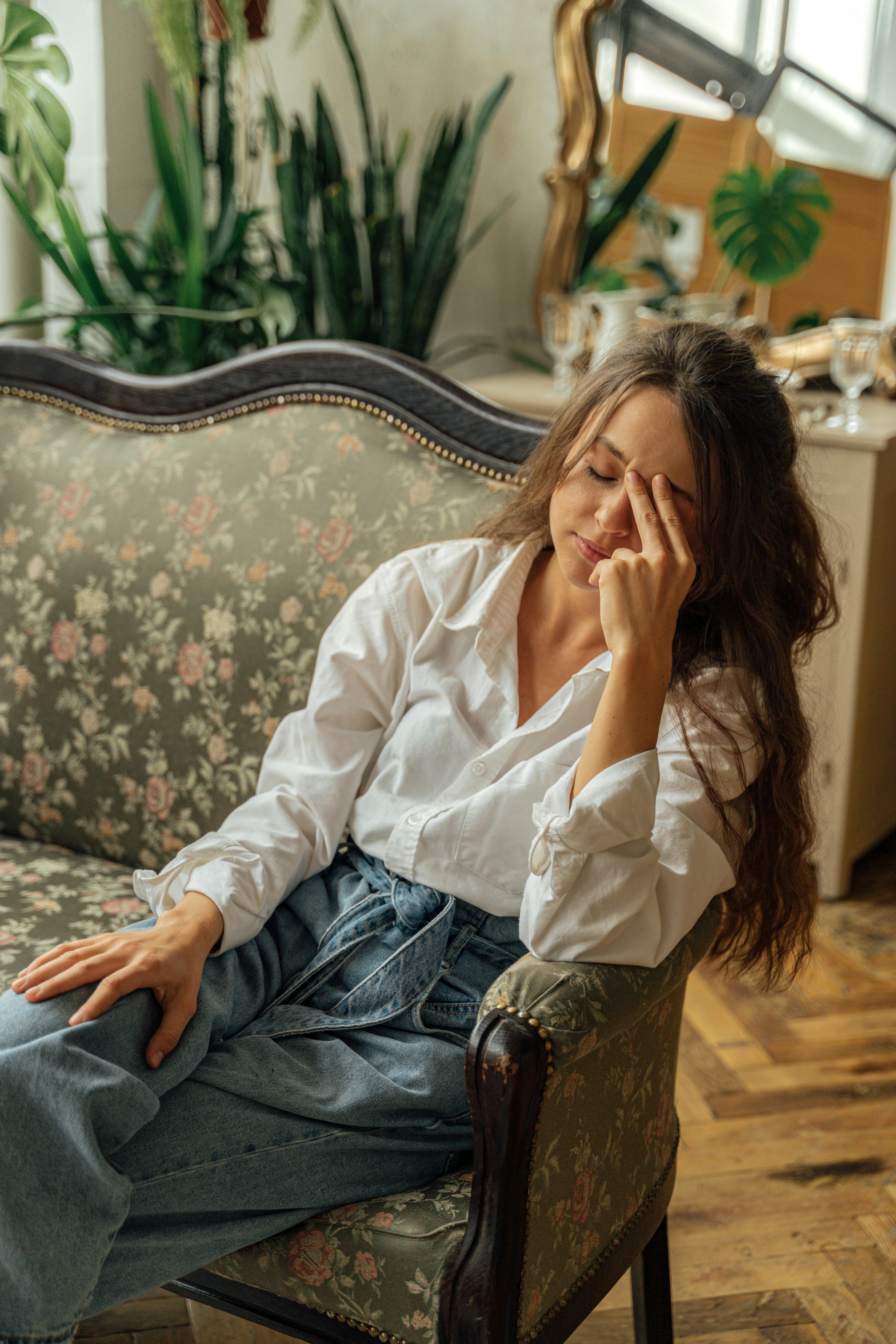 Therapist providing hypnotherapy for anxiety relief and calm